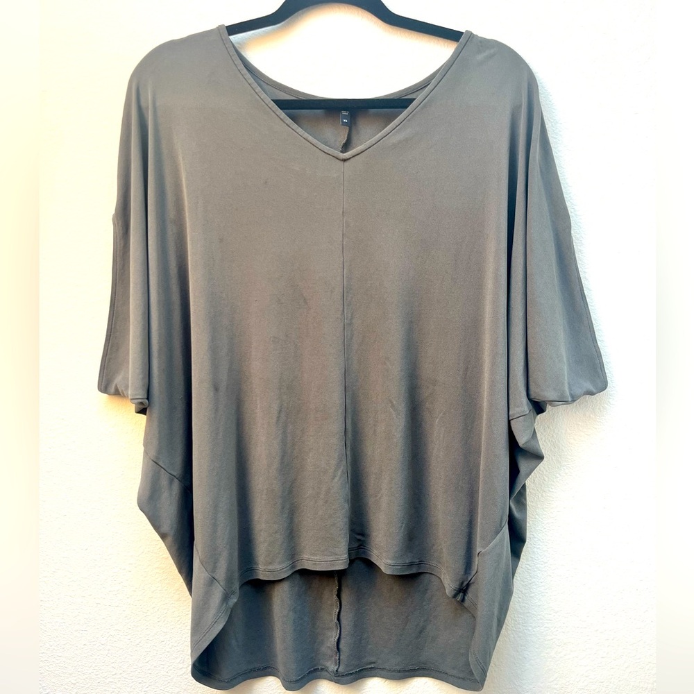Eileen Fisher Charcoal Silk Tunic